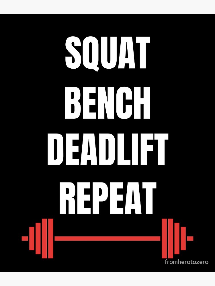 Squat bench deadlift online workout