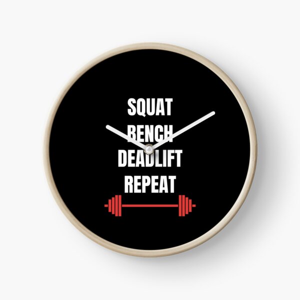 Item preview, Squat Bench Deadlift Repeat - Gym Motivation Workout designed and sold by Superhero Gear.