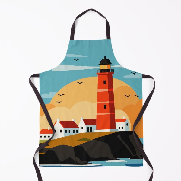Item preview, Lighthouse on a cliff designed and sold by Design4uStudio.