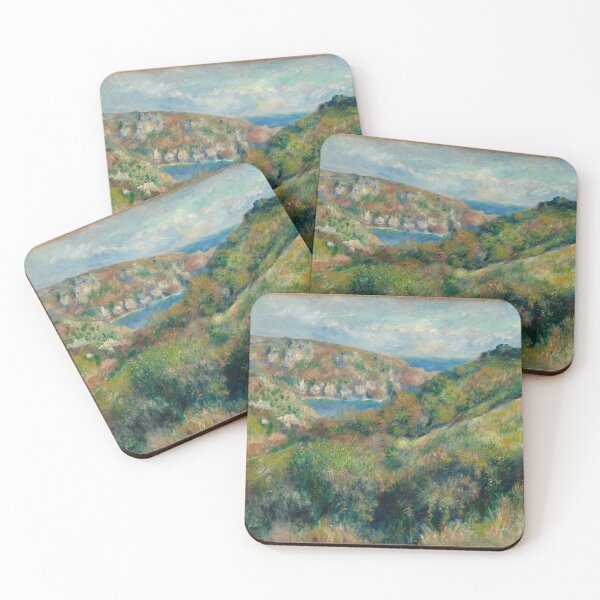Item preview, Renoir - Hills around the Bay of Moulin Huet, Guernsey designed and sold by CraftedHome.