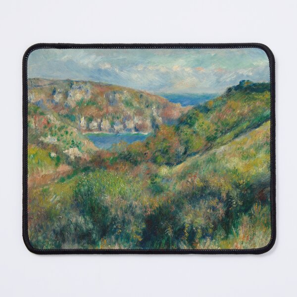 Item preview, Renoir - Hills around the Bay of Moulin Huet, Guernsey designed and sold by CraftedHome.