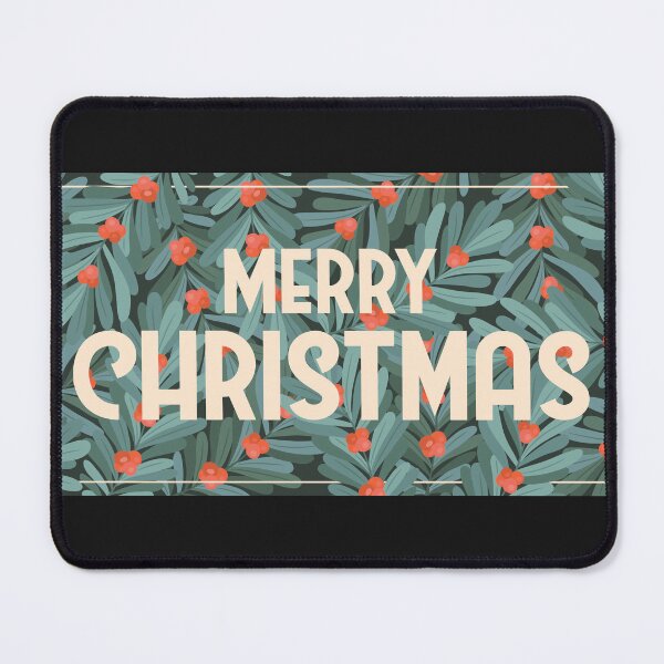 Item preview, Merry Christmas mistletoe branches designed and sold by DarianaArt.
