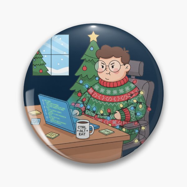 Artikelvorschau, Weihnachts-Debugging: Niedlicher Programmiererhumor entworfen und verkauft von MuseAI.