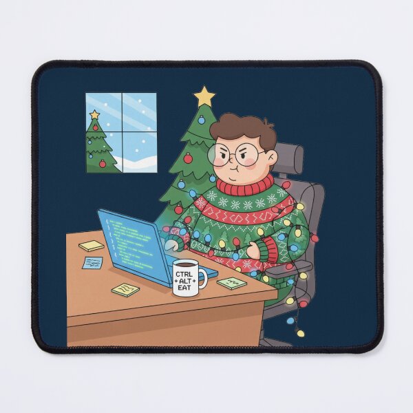 Item preview, Debugging Christmas Cute Programmer Humor designed and sold by MuseAI.
