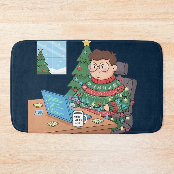 Item preview, Debugging Christmas Cute Programmer Humor designed and sold by MuseAI.