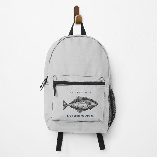 Item preview, A Bad Day Fishing Beats A Good Day Working. Funny Halibut fishing design designed and sold by SofikoDesigns.
