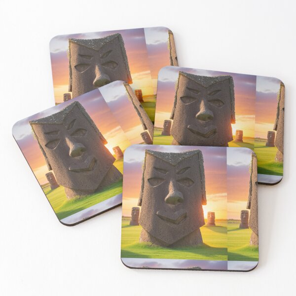 Item preview, Easter Island Heads designed and sold by Karen Persephone .