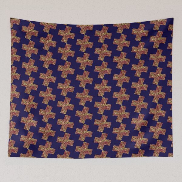 Item preview, Intersecting Systems Vibrant Modern Geometric Pattern designed and sold by PVTCreations.