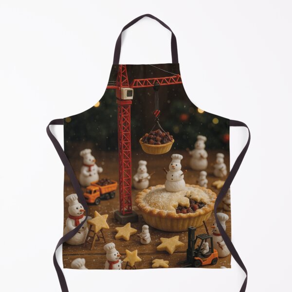 Item preview, Miniature world, funny snowmen baking cakes designed and sold by Mauswohn.
