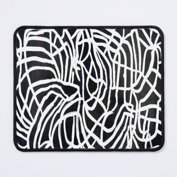 Item preview, White Lines on Black designed and sold by ViaARTfactory.