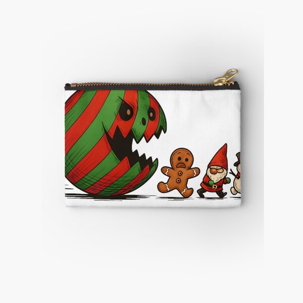 Item preview, Funny Horror Christmas Ornament Chasing Gingerbread Man Gnome designed and sold by haitrieuic96.