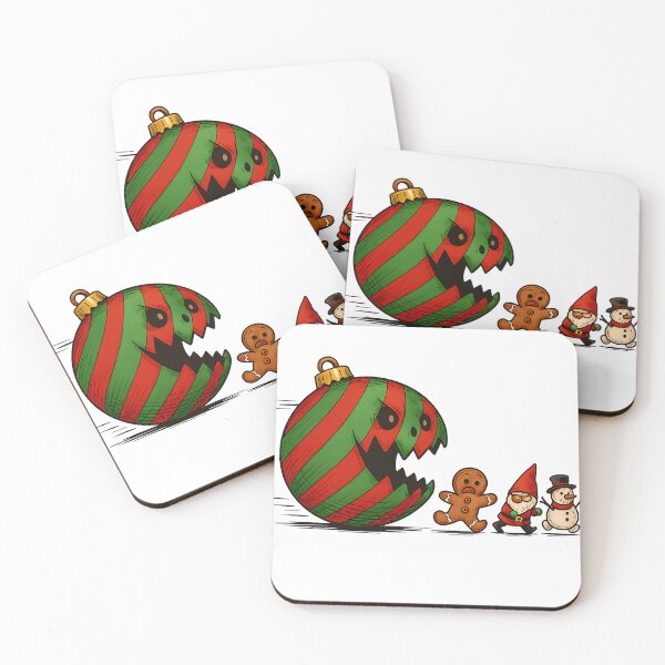 Item preview, Funny Horror Christmas Ornament Chasing Gingerbread Man Gnome designed and sold by haitrieuic96.