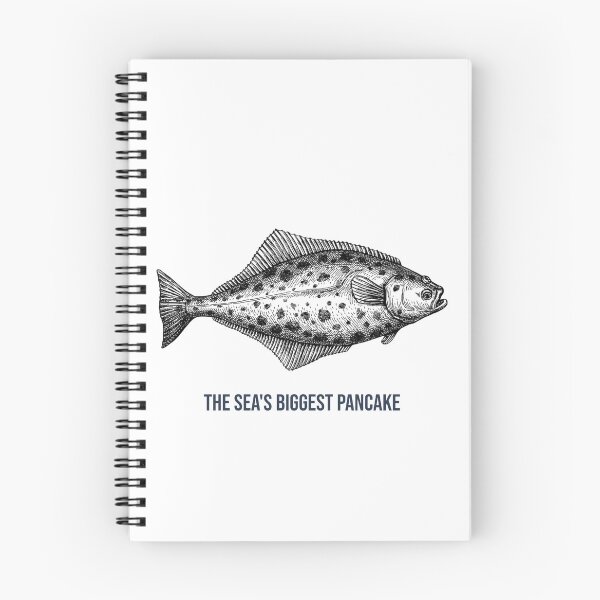 Item preview, The Sea's Biggest Pancake. Funny Halibut fishing design designed and sold by SofikoDesigns.