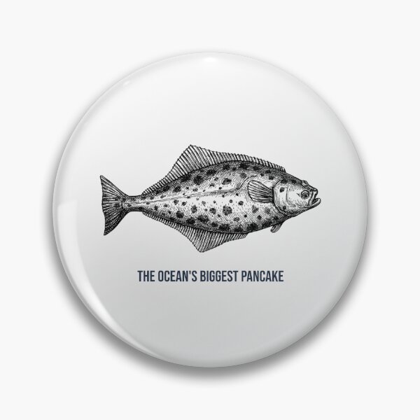 Item preview, The Ocean's Biggest Pancake. Funny Halibut fishing design designed and sold by SofikoDesigns.