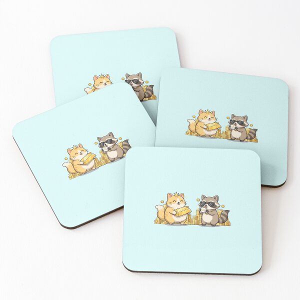 Item preview, Catzilla vs Raccoon – Fine Gold Face-Off designed and sold by KakangMudi.