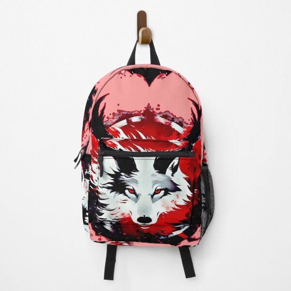 Item preview, Blood Eclipse Wolf – White Demon Moon Art designed and sold by Neer arts.