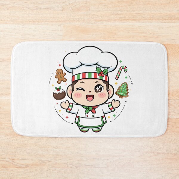 Item preview, Chef Feast Mode Cute Christmas Cooking designed and sold by MuseAI.