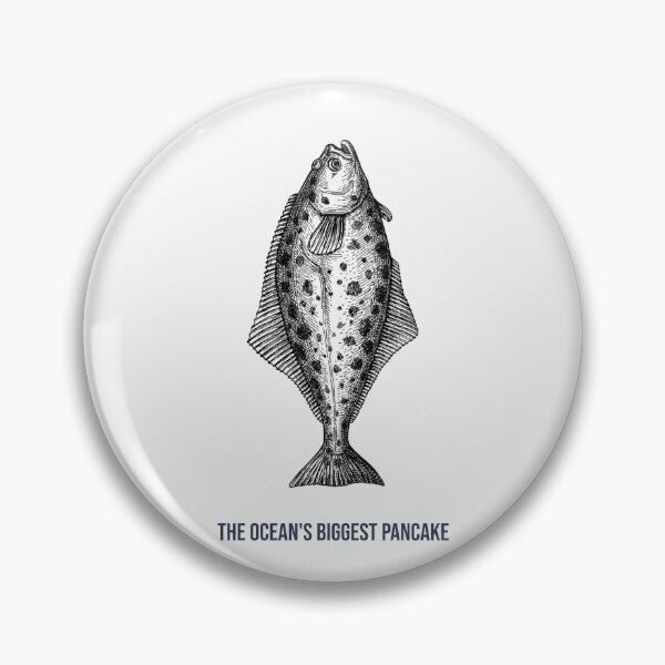 Item preview, The Ocean's Biggest Pancake. Funny Halibut fishing design designed and sold by SofikoDesigns.