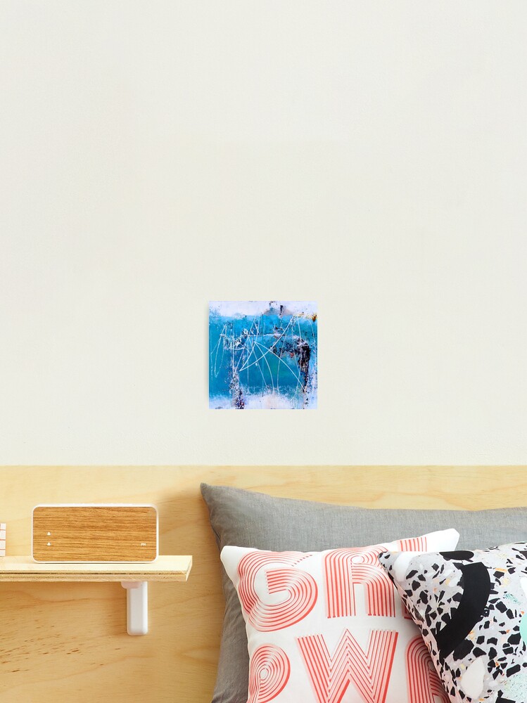 Thumbnail 2 of 3, Photographic Print, Abstract in Blue designed and sold by ViaARTfactory.