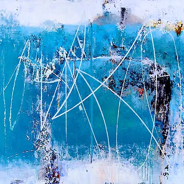 Artwork thumbnail, Abstract in Blue by ViaARTfactory