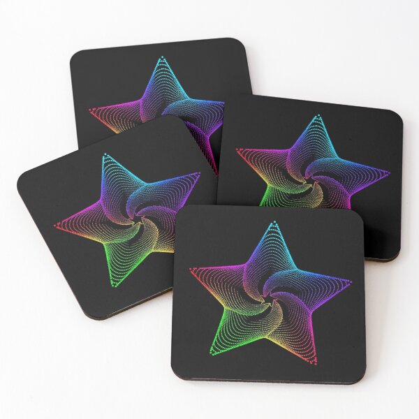Item preview, Neon Swirl Star – Vibrant Abstract Digital Art with Luminous Color Flow designed and sold by PixelVibe782.