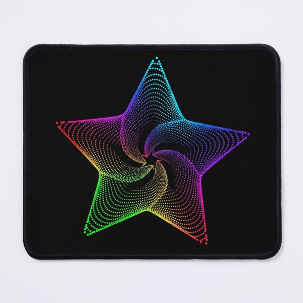Item preview, Neon Swirl Star – Vibrant Abstract Digital Art with Luminous Color Flow designed and sold by PixelVibe782.