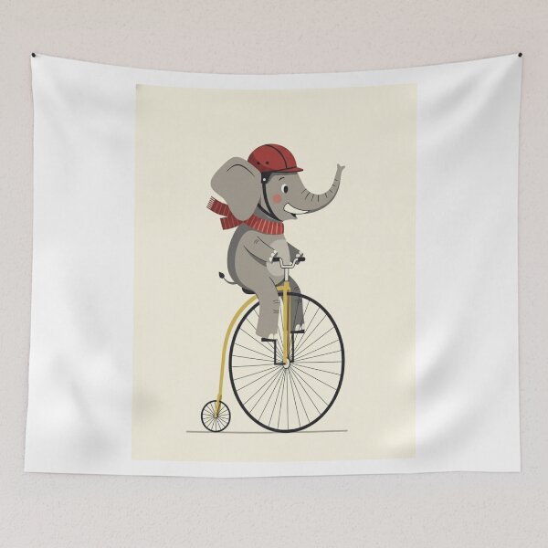 Item preview, Elephant Penny-Farthing Adventure designed and sold by ElephantVibes.