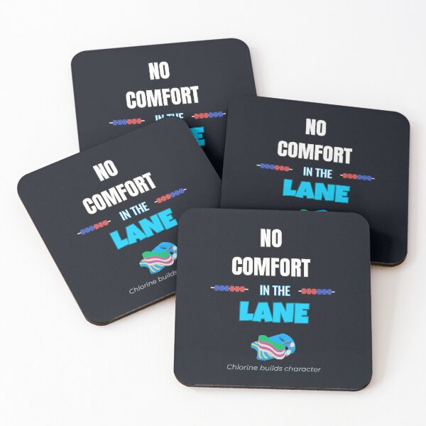 Item preview, No Comfort in the Lane - Swimming Motivation Gift & Apparel for Triathletes and Swimmers designed and sold by endurothreads.