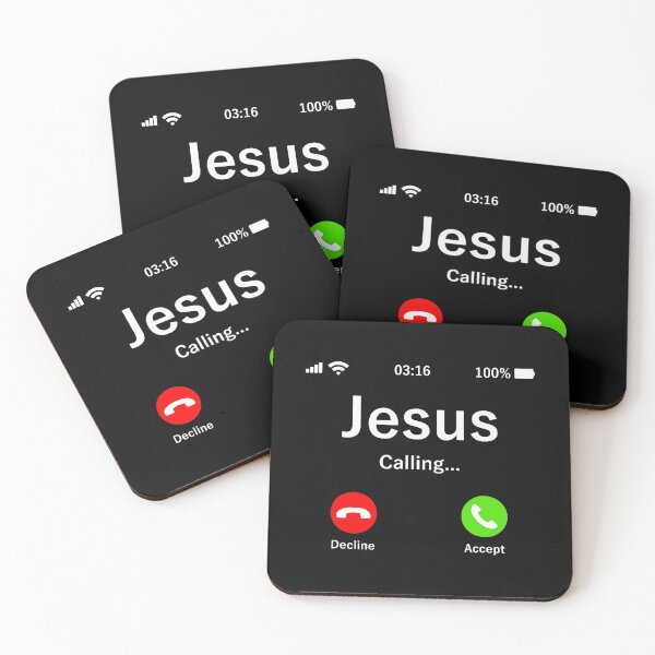 Item preview, Jesus Is Calling Christian T-Shirt designed and sold by SaraPorte.