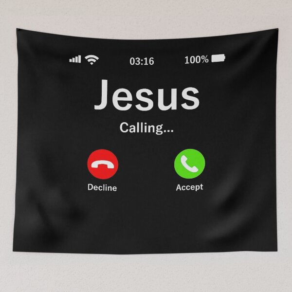Item preview, Jesus Is Calling Christian T-Shirt designed and sold by SaraPorte.