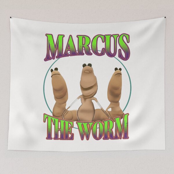 Item preview, Marcus The Worm Brain Rot Meme designed and sold by bethanyrodgers6.