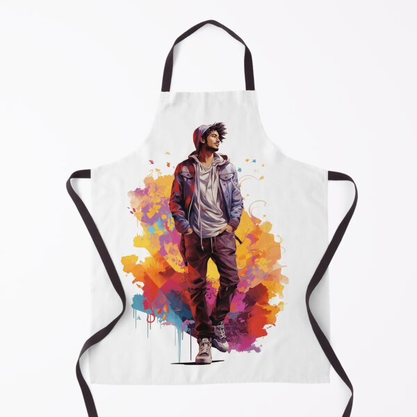 Item preview, Stylish Urban Streetwear Illustration with Abstract Colorful Background designed and sold by Mr Lee.