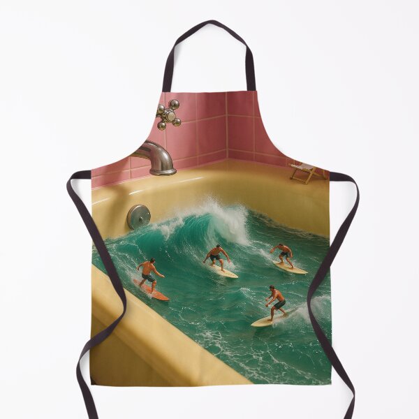 Item preview, surfing in the bathtub, funny thumbnail image designed and sold by Mauswohn.