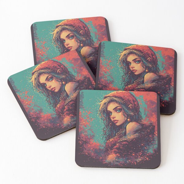 Item preview, Beautiful Retro Art For Woman In pixel Art designed and sold by jimcaza.