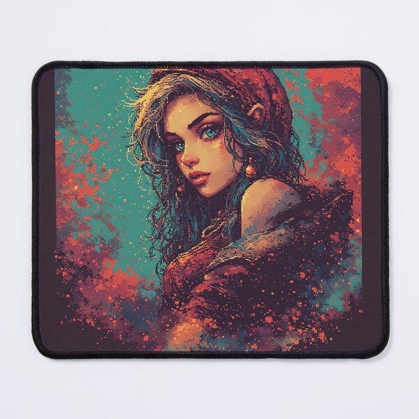 Item preview, Beautiful Retro Art For Woman In pixel Art designed and sold by jimcaza.