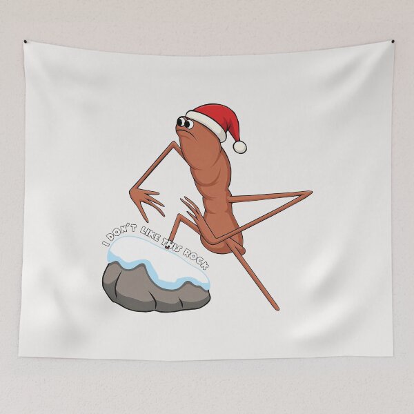 Item preview, Marcus The Worm Christmas I Don't Like This Rock  designed and sold by bethanyrodgers6.