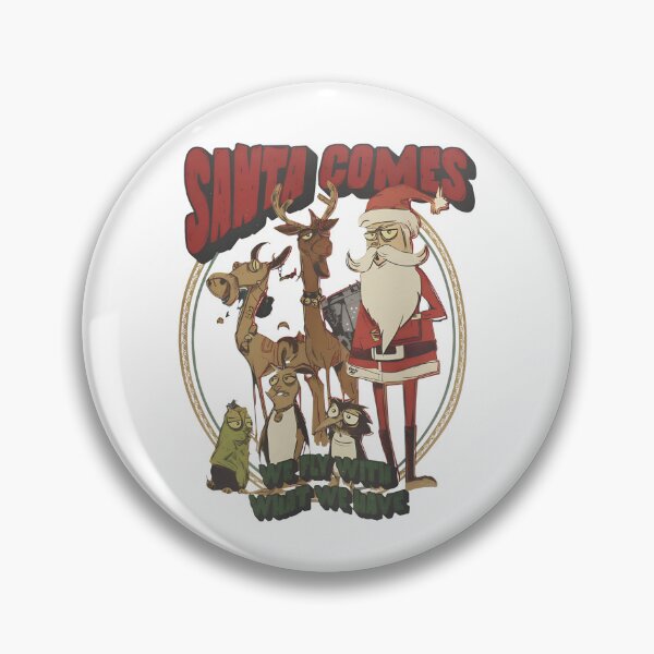 Item preview, Santa Comes Funny Christmas Cartoon designed and sold by mlodiljoni.