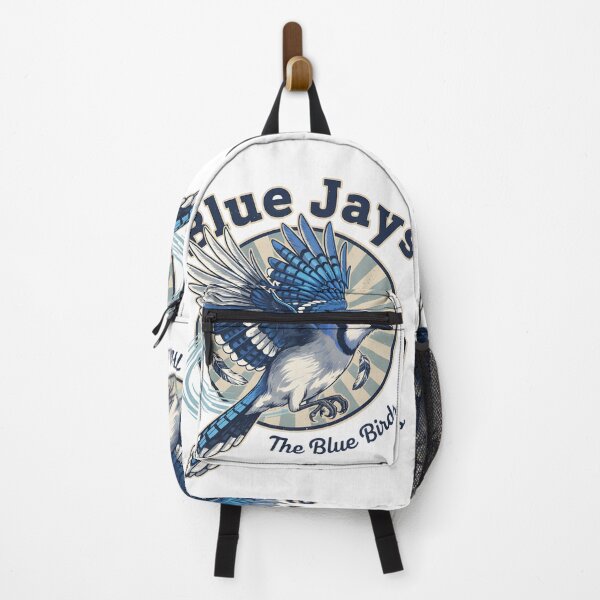 Item preview, Mid Century Blue Jay | Vintage Bird Illustration designed and sold by lamiarte.