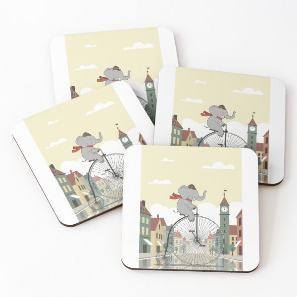 Item preview, Elephant's Grand Penny-Farthing Adventure designed and sold by ElephantVibes.