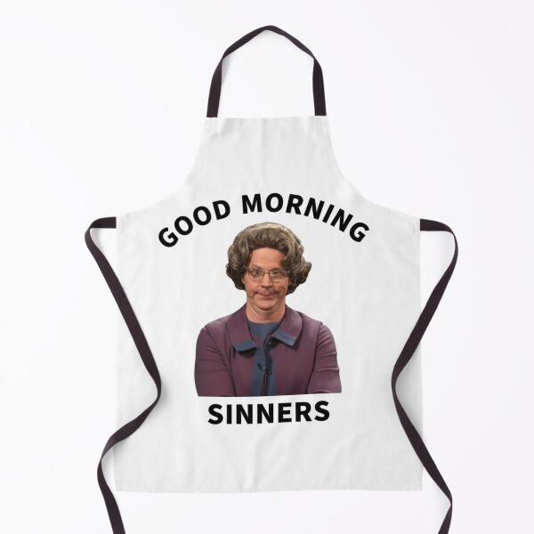Item preview, Good Morning Sinners, Church, Jesus, Christian parody, funnyfits70, Humor, Funny, retro, vintages, funny quotes, animal humor, designed and sold by FunnyFits70.