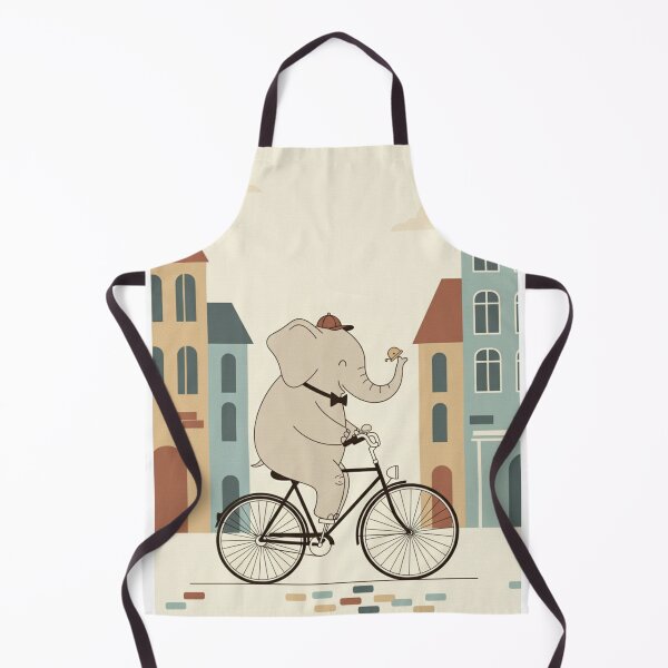 Item preview, Elephant's City Bicycle Adventure designed and sold by ElephantVibes.
