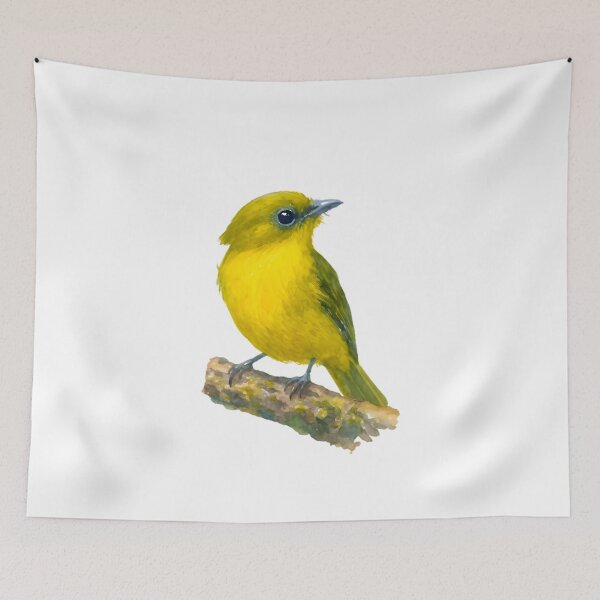 Item preview, Bornean Whistler (Pachycephala hypoxantha) designed and sold by HOMETOWN86.