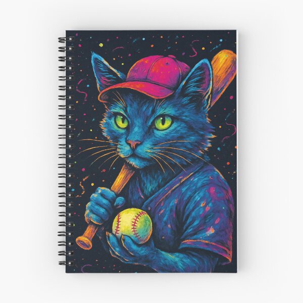 Item preview, cool cat as a baseball player designed and sold by Mauswohn.