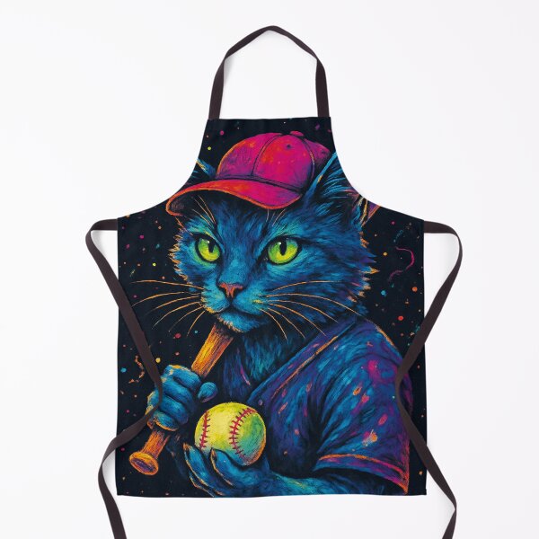 Item preview, cool cat as a baseball player designed and sold by Mauswohn.