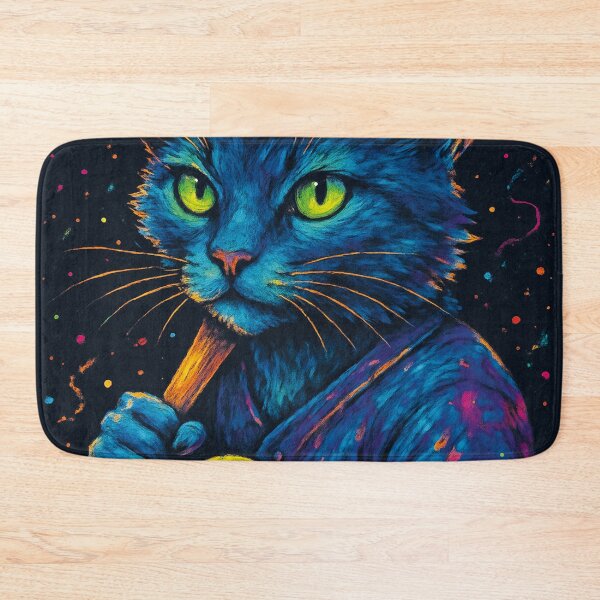 Item preview, cool cat as a baseball player designed and sold by Mauswohn.