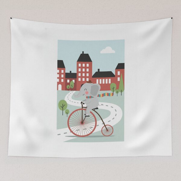 Item preview, Dapper Elephant's City Ride designed and sold by ElephantVibes.