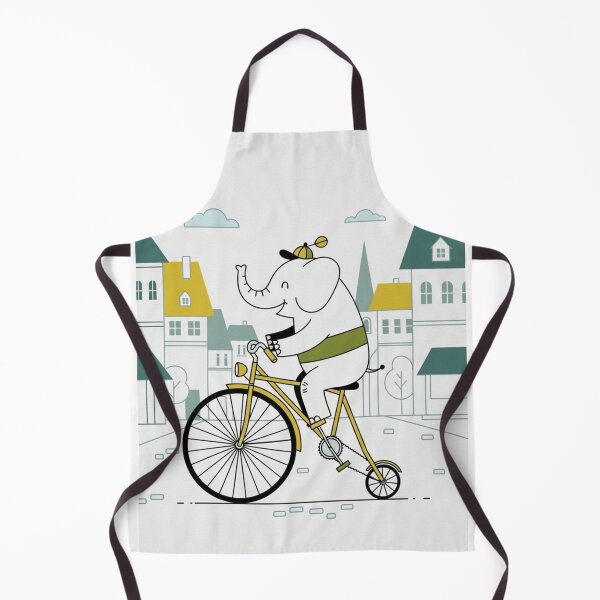 Item preview, Whimsical Cycling Elephant Adventure designed and sold by ElephantVibes.