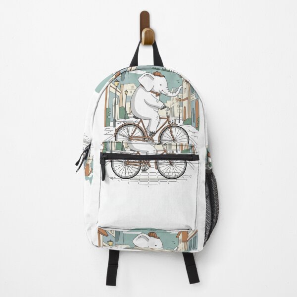 Item preview, Joyful Elephant Bike Adventure designed and sold by ElephantVibes.