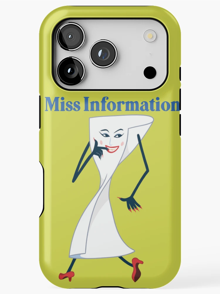 Thumbnail 1 of 4, iPhone Case, Miss Information designed and sold by Minimum-Rage.