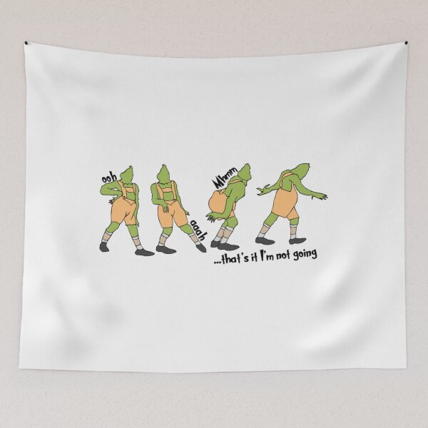 Item preview, Funny Grinch Christmas I'm Not Going designed and sold by Anaya Jovani.